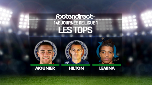 Tops joueurs 14e journée de Ligue 1